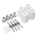 Nozzle PT-31 CUT40 LGK40 Nickel Plated Plasma Welding Torch Assembly Kit
