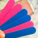 Double Sided Sandpaper Nail Files STRAIGHT Fine Grit Acrylics cca File G0V1