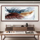 5D Diamond Painting Feather Full Round Mosaic Picture DIY Home Decor 80x40cm