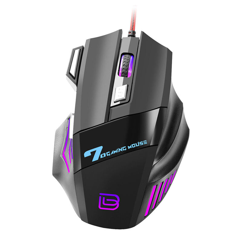 Professional Wired Mouse Mechanical Mouse Gamer RGB Mice for PC Notebooks