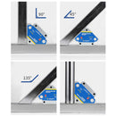 4x Magnetic Welding Holder Multi-Angle Weld Fixer Ferrite Auxiliary Locator Tool