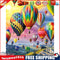 Frameless Oil Paint By Numbers Hot-air Balloon DIY Canvas Picture Craft Kit