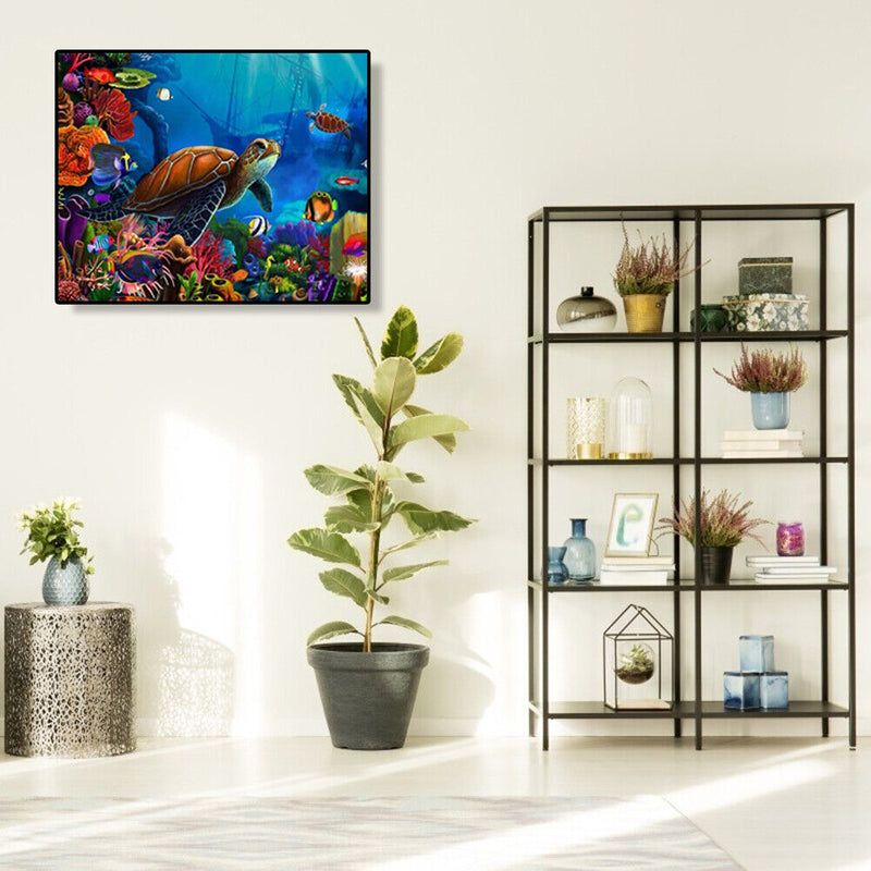 Sea Turtle 5D Full Square Drill Diamond Painting DIY Rhinestone Cross Stitc