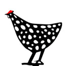 Acrylic Hollow Chicken Ornaments Backyard Lawn Stakes Yard Art Decor (D)