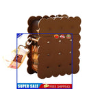Biscuit Shape Designed Water Cup - Reusable Bottles Straw Design (Coffee)