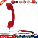Retro Anti-radiation Phone Call Receiver 3.5 MM Socket Handset (Red) Newly