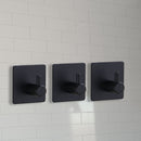 Punch Free Kitchen Towel Hanger Hooks Wall Mounted Bathroom Key Coat Holder Rack
