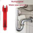 Multifunctional Water Heater Sink Wrench Pipe Flume Repair Spanner (8 in 1)