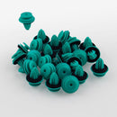 25pcs Car Door Trim Panel Nylon Clips Retainer Fastener Rivets 90467-10188