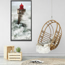 5D Diamond Painting Seaside Lighthouse Full Round Drill DIY Home Mosaic Pictu