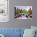 Full Round Drill 5D DIY Diamond Painting Landscape Embroidery Cross Stitch Decor
