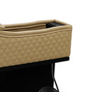 Universal Vehicle Car Seat Crevice Organizer Dual USB Phone Holder Charger Box