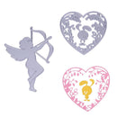 3pcs Love Angels DIY Cutting Dies Photo Album Scrapbooking Embossing Stencil
