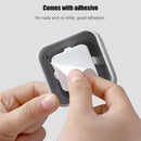 Punching-Free Towel Plug Holder Household Towel Rack (Transparent White) Newly