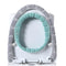 Winter O-Shaped Warmer with Handle Pad Cushion Toilet Seat Cover Closestool Mat