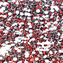 30g 4mm Crystal Rhinestone Acrylic Flat Back DIY Nail Sequins (Red Coffee)