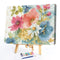 Multi-color Flower Oil Paint By Numbers DIY Frameless Drawing Picture for Adu