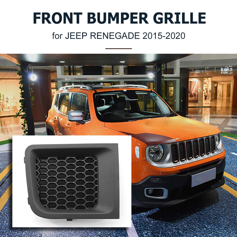 Front Bumper Grille Bezel Replacement for JEEP RENEGADE 2015-2020 Right