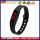 Unisex Sports Casual Date Sports Bracelet Digital Watch (Black)