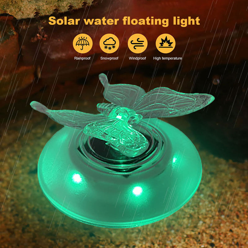 Waterproof Floating Light Cute Solar Lamps Eco-friendly Pond Decors (A) Newly
