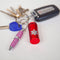 EDC Sealed Medicine Keyring Keychain Pill Box Bottle Holder Container