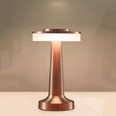 LED Table Lamps USB Charging Dimmable Coffee Bar Hotel Night Light (Bronze)