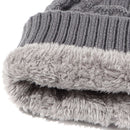 Neck Warmer Windproof Beanie Hat Hat Scarf Set Knitted Hat Muffler Neck Scarf