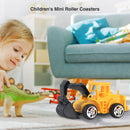 6pcs Children Mini Alloy Engineering Excavator Inertia Sliding Car Set Toys