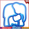 Lunch DIY Sandwiches Cutter Mould Food Die Bread Biscuits Mold(Elephant) #F