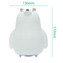 Night Lamp Touch Sensor Night Lights Clap Instant Light Bear Silicone