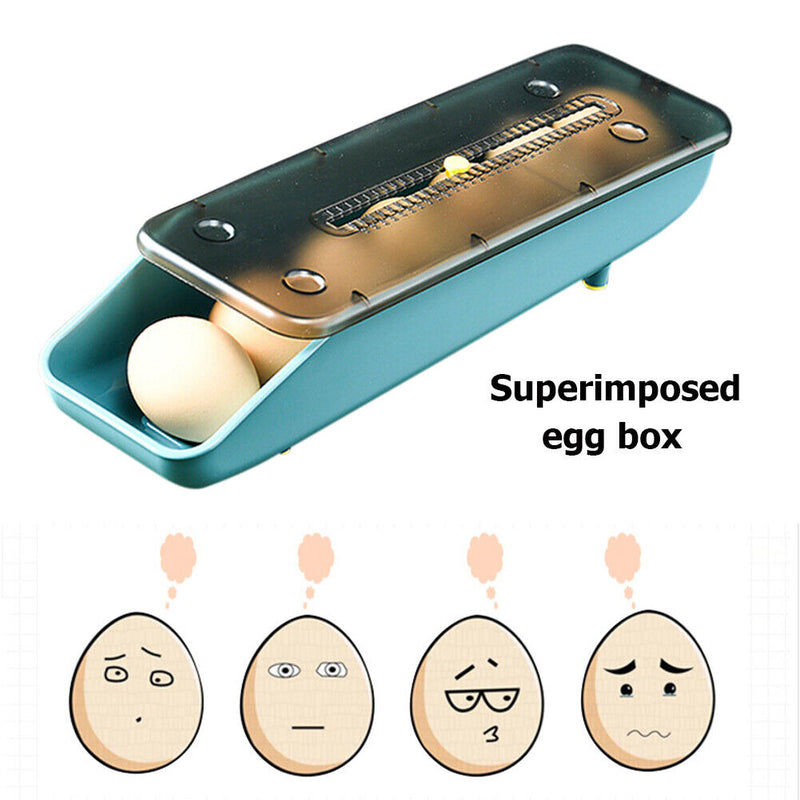 Kitchen Containers Egg Storage Box Household Container Refrigerator Egg Rack