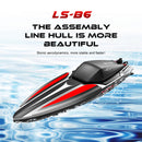 LS/RC B6 4CH Remote Control Radio Ship 2.4G High Speed RC Racing Boat Gift Toys