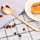 JUNERAIN Portable Spoon, Stainless Steel Tablespoon Portable Soup Student Picnic P