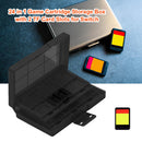 24 in 1 Plastic Game Card Storage Box with 2 TF Card Slots for Nintendo Switc