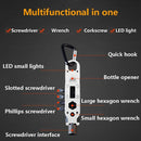 Camping Small Convenient EDC Screwdriver Keychain Outdoor Multifunctional