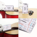 Steel Fret Height Ruler Measure Tools Guitar Radian Ruler T-shaped Gauge