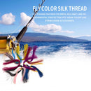 100pcs Fly Tying Material Fishing Tackle Lure Hook Lines Feather Accessories