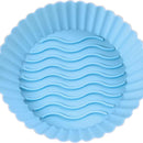 Silicone Air Fryer Liner Non-Stick Fryer Basket Steamers Oil Mat (Blue)