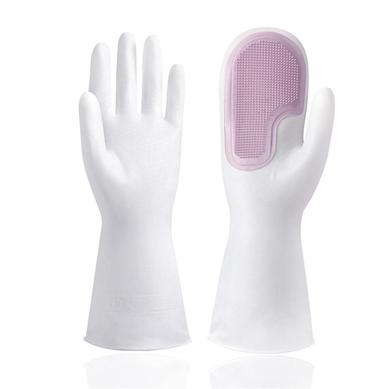 Waterproof Cleaning Tool Silicone Household Gloves Dishwashing Gloves Brushes