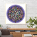Handmade DIY Full Square Drill Diamond Painting 5D Datura Poster for Home