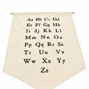 Home Decoration Kids Room Ornaments Alphabet Pennant Hanging Canvas Wall Banner