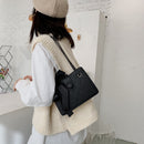 Autumn Women Bowknot Flap Clutches Portable Lattice PU Shoulder Crossbody Bags