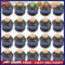 20pcs Watering Irrigation Nozzles Plastic Automatic Mist Refraction Spray H