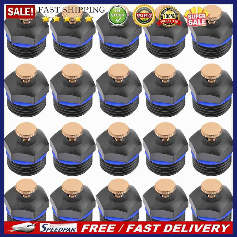 20pcs Watering Irrigation Nozzles Plastic Automatic Mist Refraction Spray H