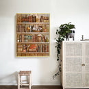 Home Bookshelf Frameless Picture Oil Paint By Numbers Hand Painted Picture