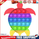 Silicone Push Bubble Colorful Turtle Sensory Toys Autism Stress Reliever