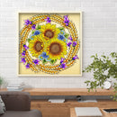 Diamond Painting Partial Special Drill sunflower Picture of Rhinestone Newly