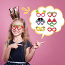 #A Hawaii Summer Fruit Glasses Pineapple Strawberry Kids Party Decor Photo Props