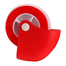 Kitchen DIY Pizza Pastry Lattice Cutter Pie Decor Wheel Roller (A Red)