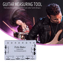 Guitar Accessories Fritz Ruler Guitar String Action Gauge Ruler Measuring Tool
